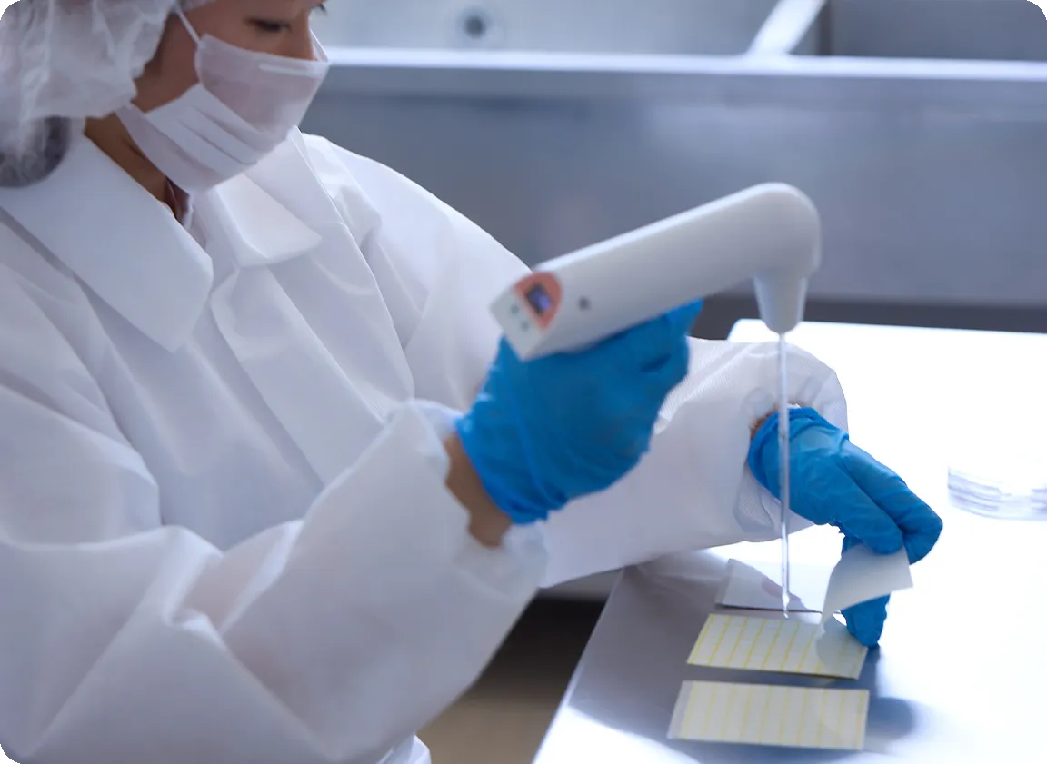 HACCP対応の国内食品工場で製造するイメージ