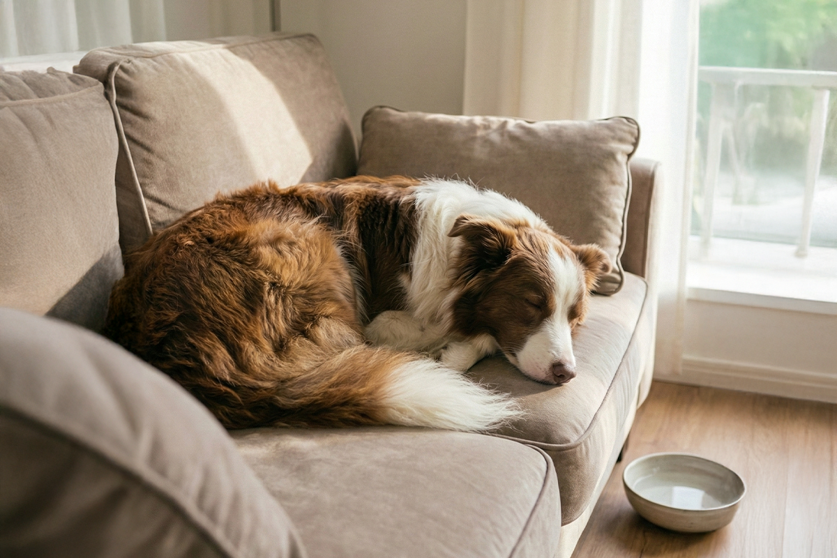寒さで体が冷える犬 血流 巡り 消化 免疫バランスの変化