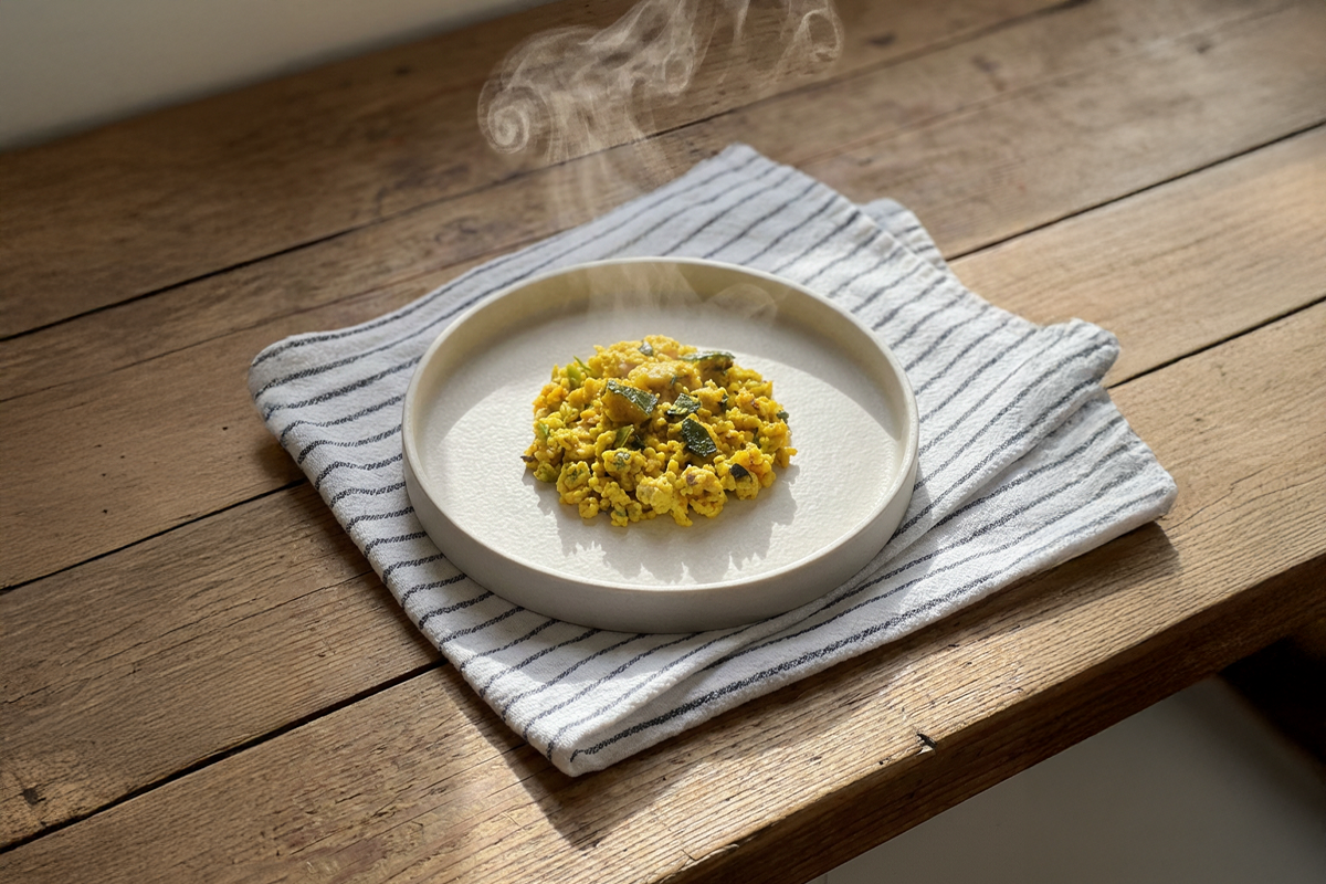 温めたごはんの香りで食欲を引き出す犬 冬の体調管理