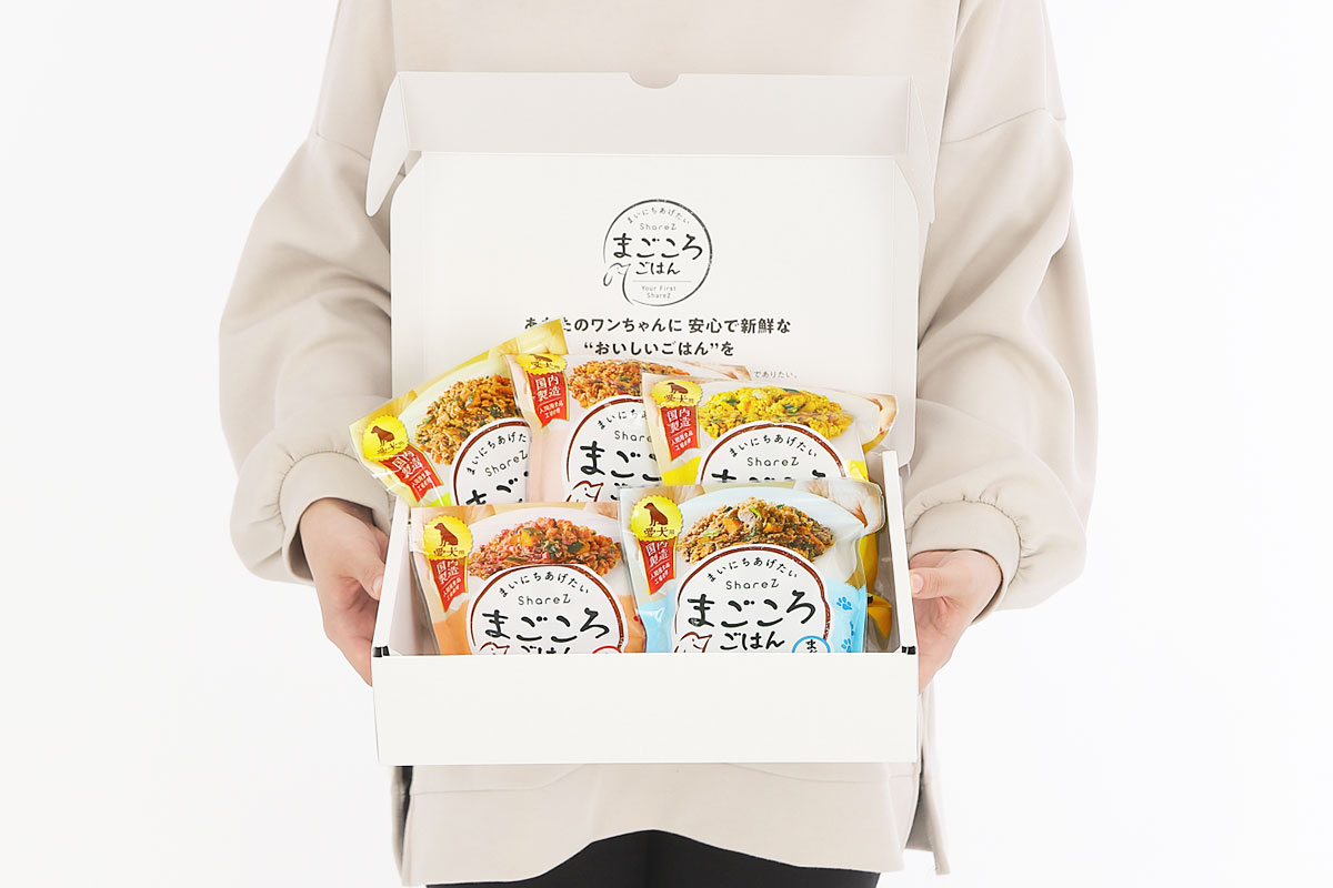 MIX犬 トッピング 5種類のタンパク源 まごころごはん