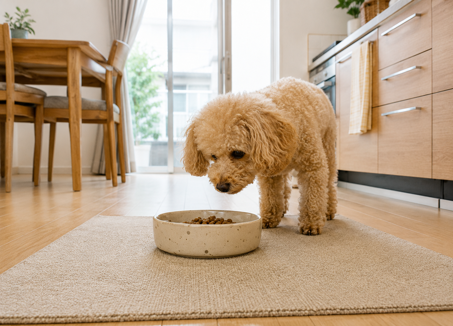 夏前に食欲の変化が見られる犬