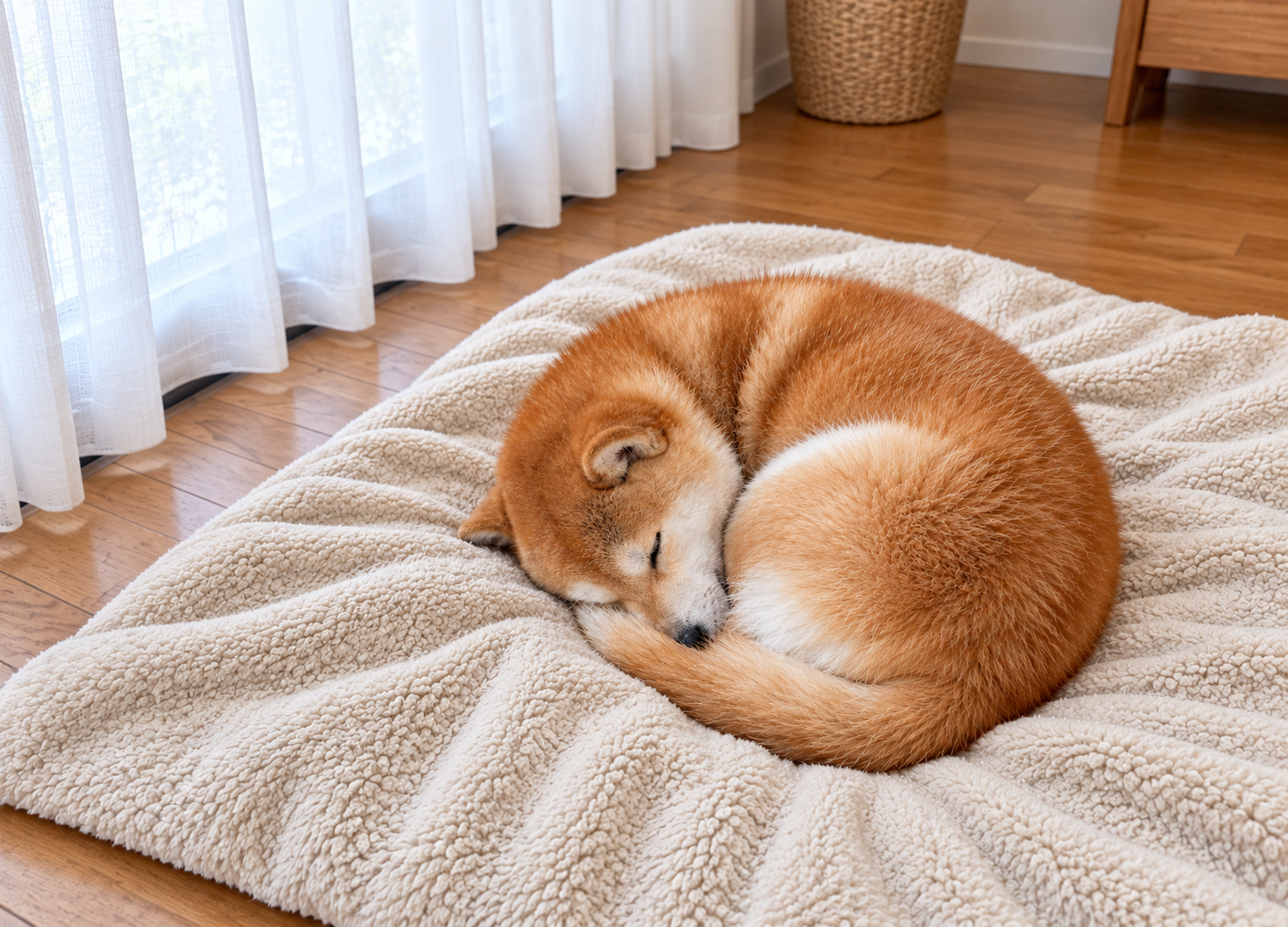 犬はなぜ寝るときに丸くなる？ ～「アンモナイト寝」に隠された理由～
