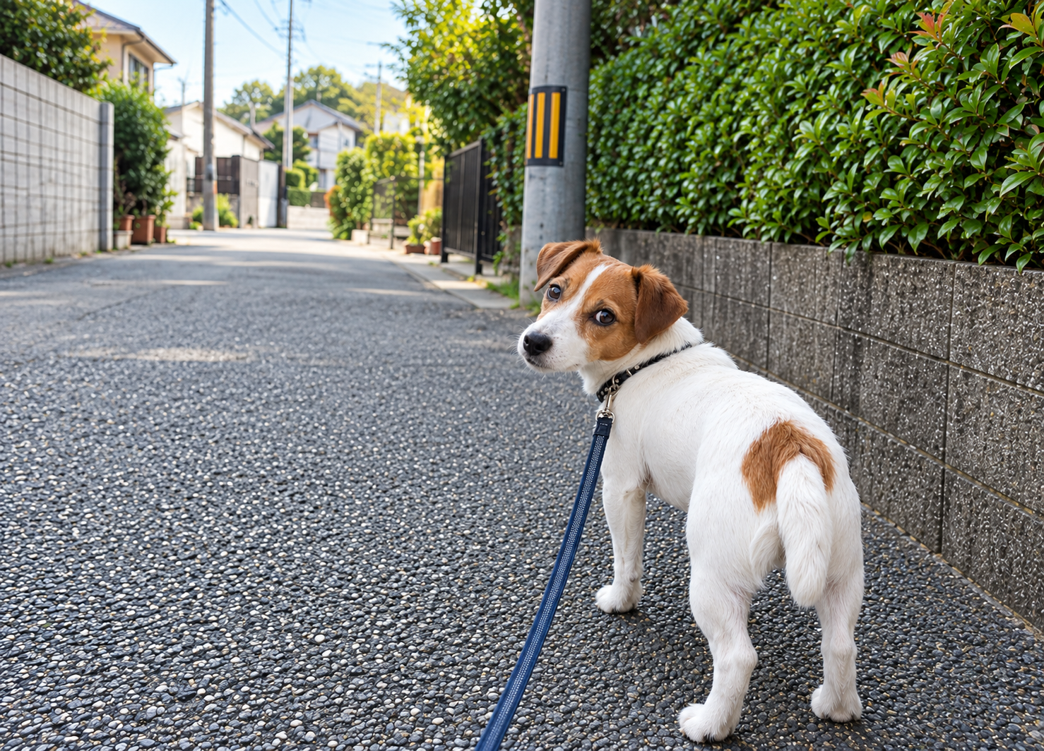 犬はなぜ散歩中に急に飼い主の顔を見る？ ～歩きながら何を確認しているの？～